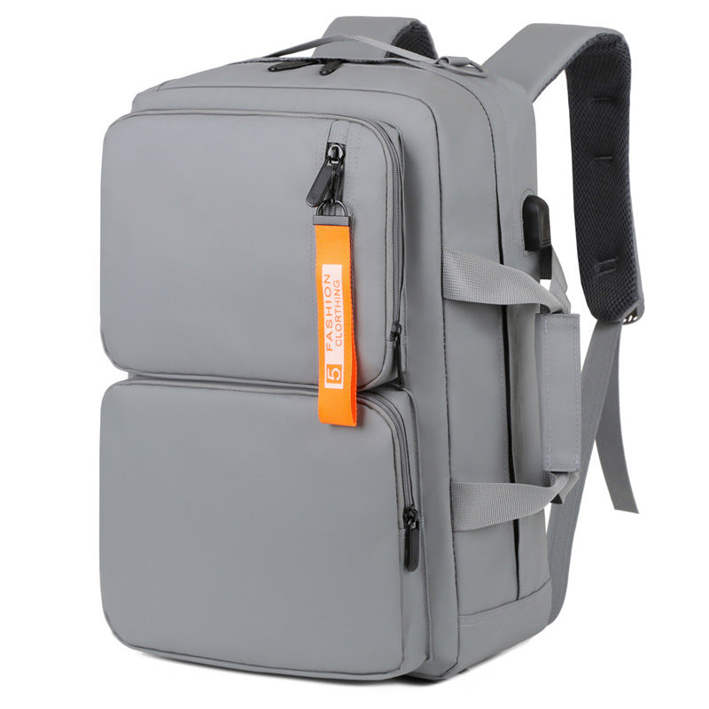 Sarah Express Multifunctional Laptop Backpack for Travel Grey