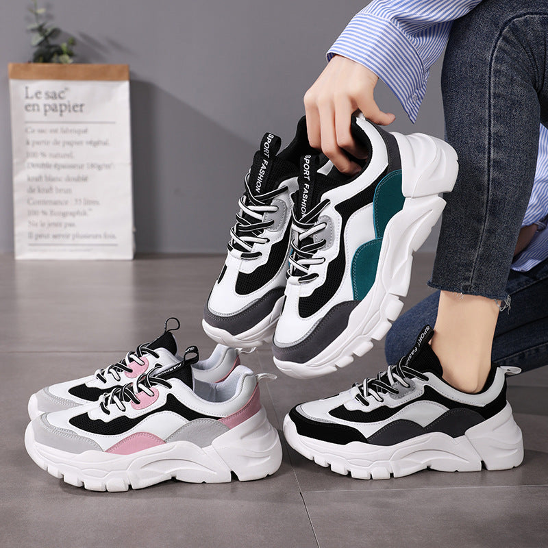 Sarah Express Casual Lace-Up Platform Dad Sneakers