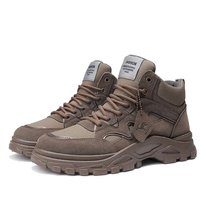 Sarah Express Men's High Top Canvas Martin Boots