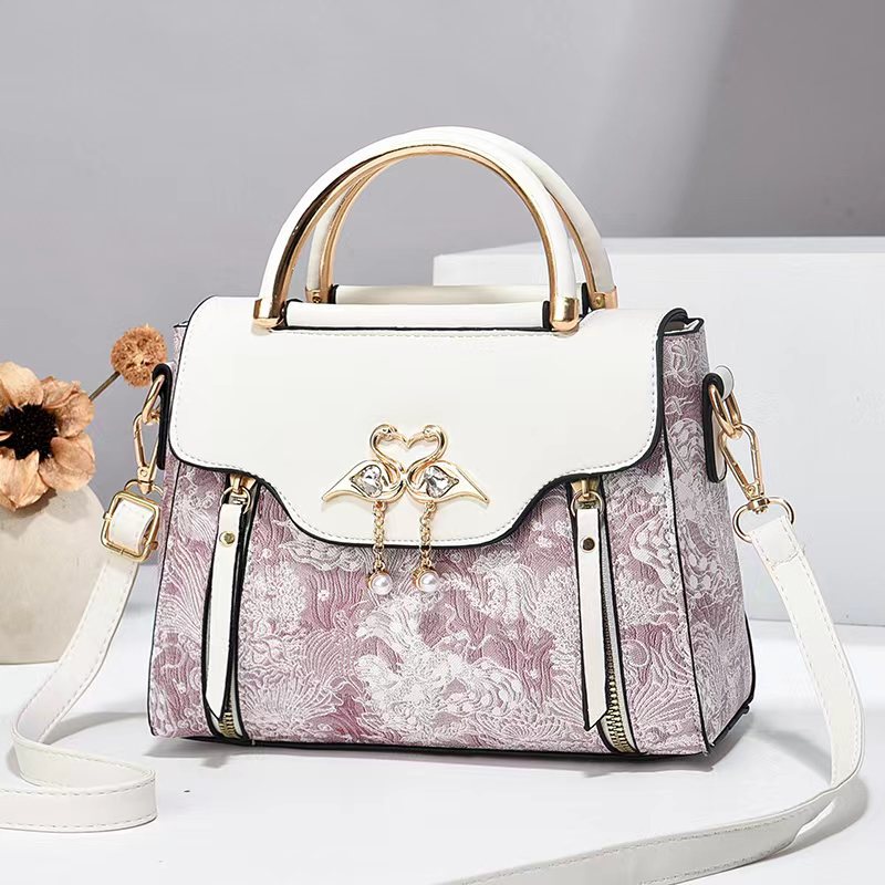 Sarah Express Structured Weaved Pattern Crossbody Travel Bag