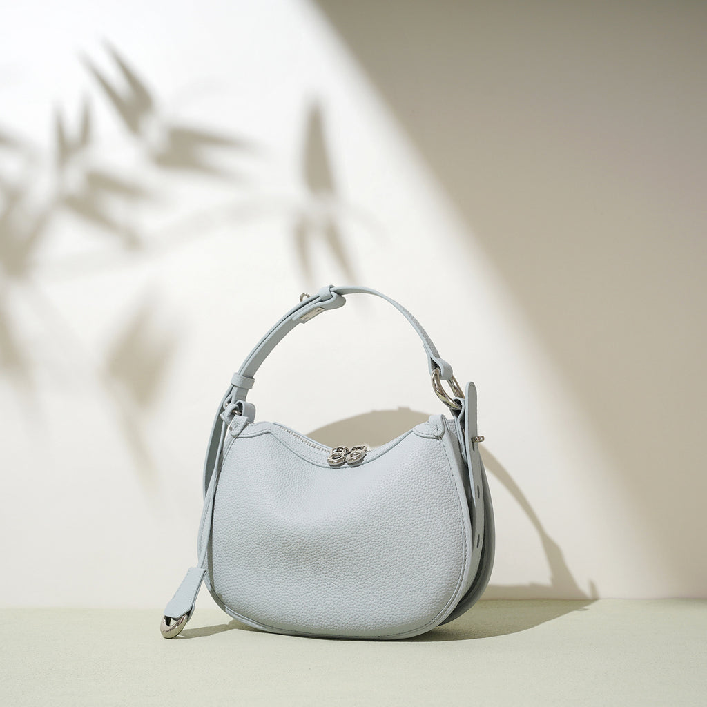 Sarah Express Minimalist Dumpling Shoulder Bag Light Blue