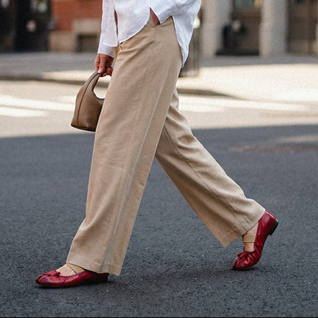 Sarah Express Full Grain Leather Tabi Mary Jane Flats