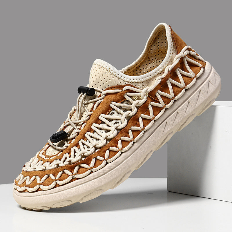 Sarah Express Men's Breathable Mesh Slip-On Sneakers