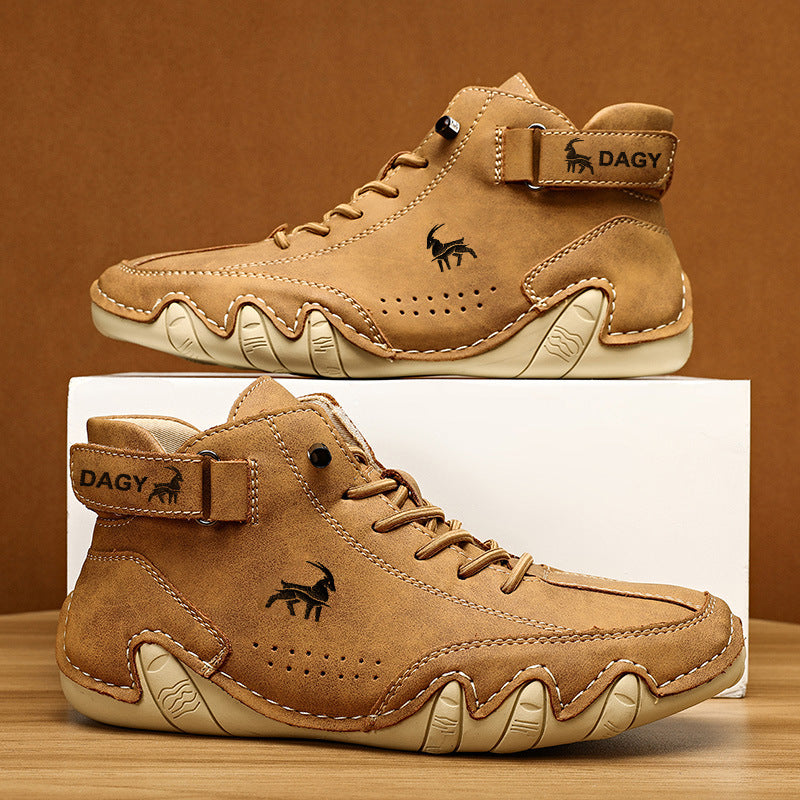 Sarah Express Men's Casual Fleece Lined Winter Shoes DAC8008 Light Brown