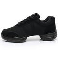 Sarah Express Breathable Mesh Jazz Dance Sneakers Black Mesh