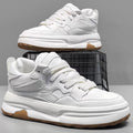 2026 New Spring Fashion Versatile Platform Height-boosting White Sneakers, Trendy Athletic Casual Skate Shoes For Young Men – product detail