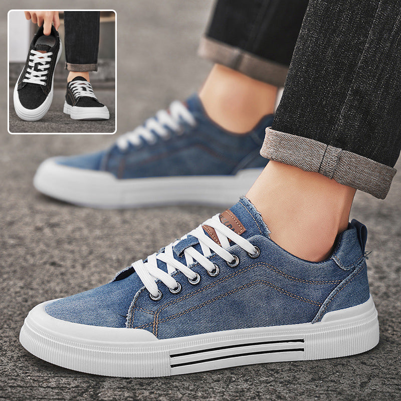 Sarah Express Men's Breathable Canvas Casual Sneakers