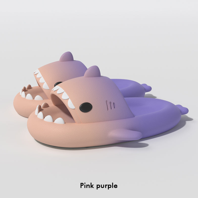 Sarah Express Gradient Shark Cartoon EVA Home Slides