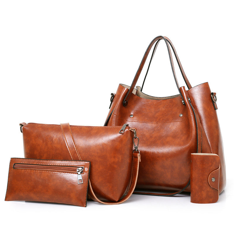 Sarah Express Retro 4-Piece Bucket Bag Set