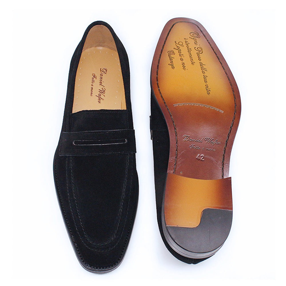 Sarah Express Men's Leather Slip On Casual Loafers