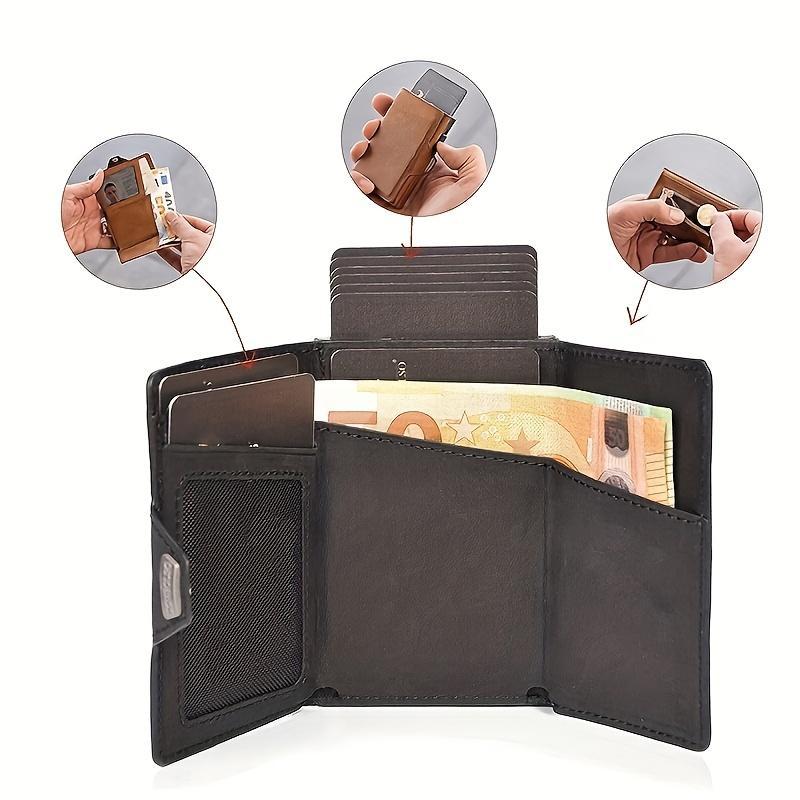Sarah Express Vintage Slim RFID Blocking Card Holder