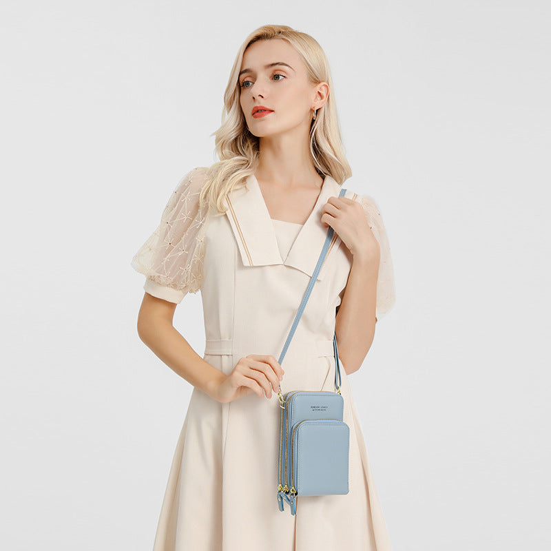 Sarah Express Tri-Fold Multi-Pocket Phone Crossbody Bag