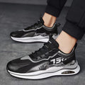 Sarah Express Air Cushion Mesh Lace Up Sneakers Black