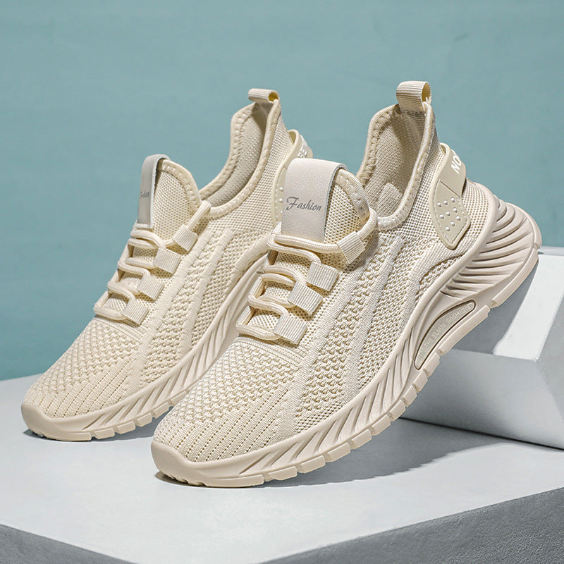 Sarah Express Lightweight Breathable Mesh Lace Up Sneakers