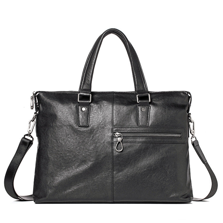 Sarah Express Leather Business Handbag for Men Black