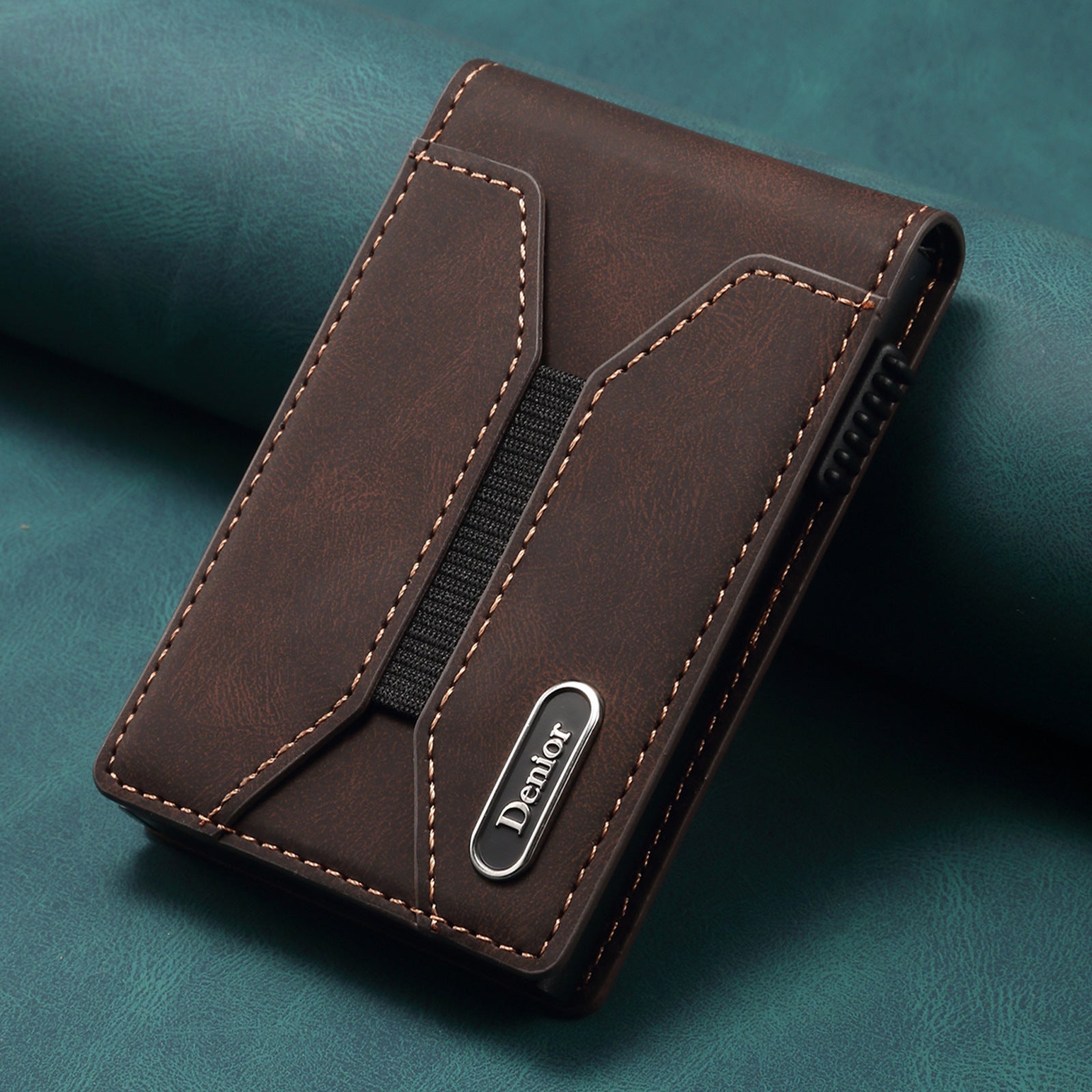 Sarah Express Automatic Pop-Up RFID Leather Card Wallet