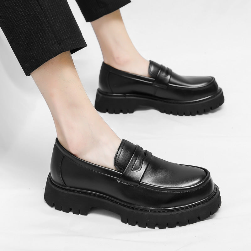 Sarah Express Men's Platform Loafers Height Increasing Shoes