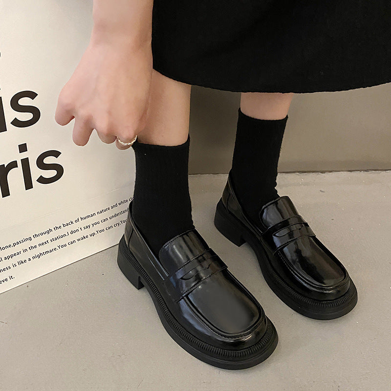 Sarah Express Vintage Preppy Platform Loafers