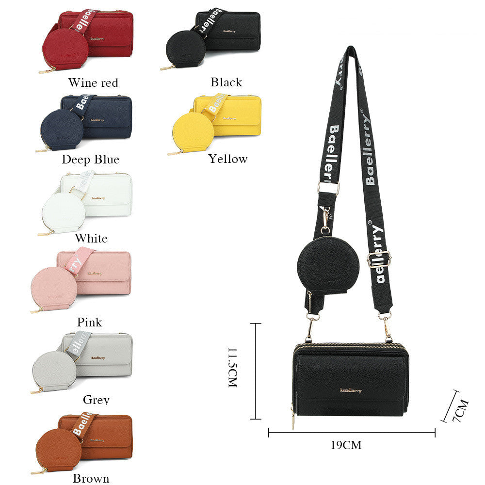 Sarah Express Lychee Texture Composite Crossbody Bag Set
