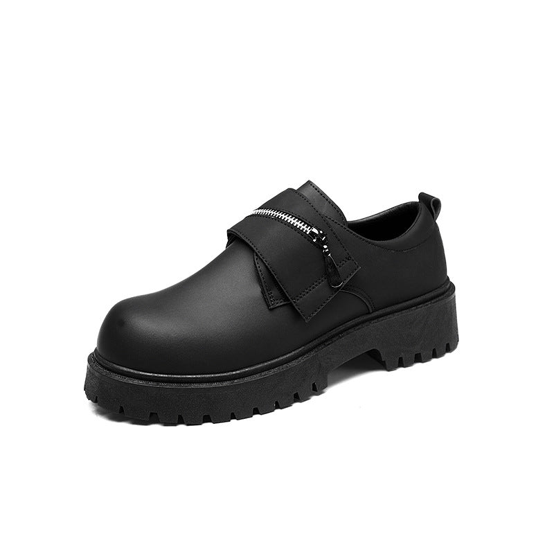 Sarah Express Men's Casual Platform Zipper Shoes