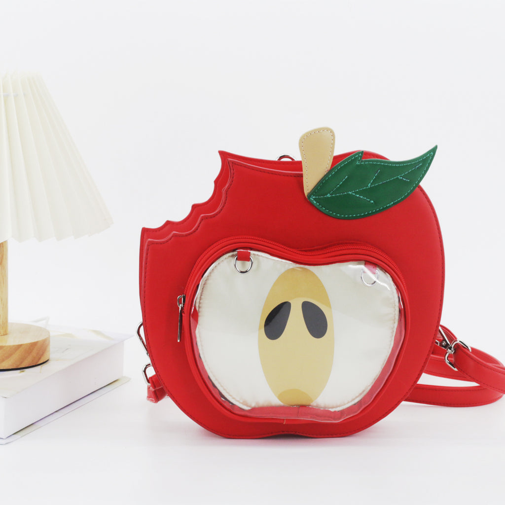 Sarah Express Apple-Themed Mini Crossbody Shoulder Bag