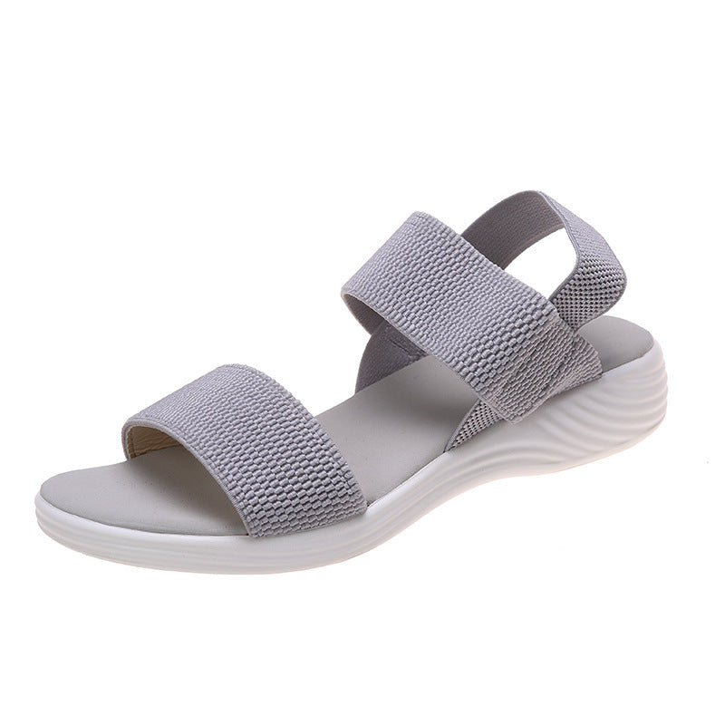Sarah Express Elastic Strap Platform Sandals