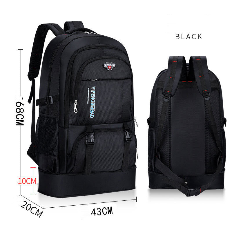 Sarah Express Large Capacity Outdoor Sports Travel Backpack Black