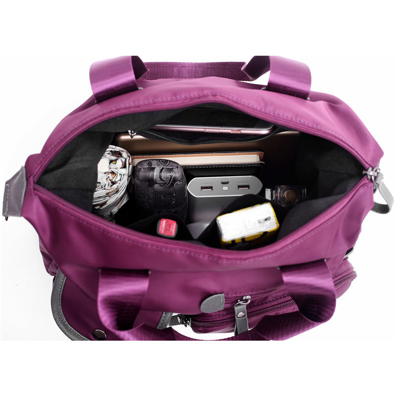 Sarah Express Nylon Multi-Pocket Commuter Messenger Bag
