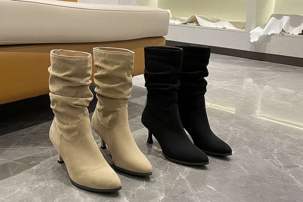 Sarah Express Pointed-Toe Stiletto Ankle Boots