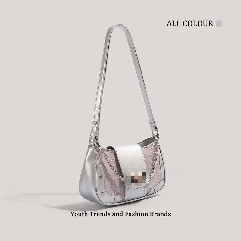 Sarah Express Mini Square Crossbody Bag Stone Pattern