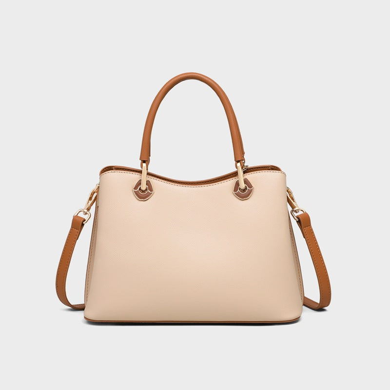 Sarah Express Genuine Leather Multi-functional Tote Crossbody Bag