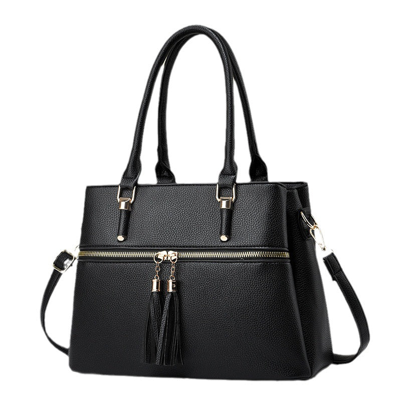 Sarah Express Soft Leather Tassel Shoulder Bag