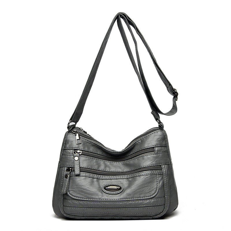 Sarah Express Lightweight Soft PU Crossbody Shoulder Bag
