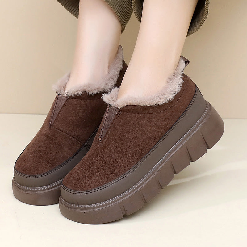 Sarah Express Women's Insulated Slip-On Winter Snow Boots