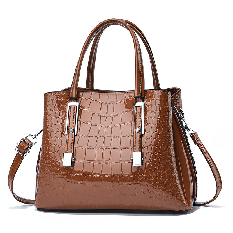Sarah Express Crocodile Pattern Bucket Style Crossbody Bag