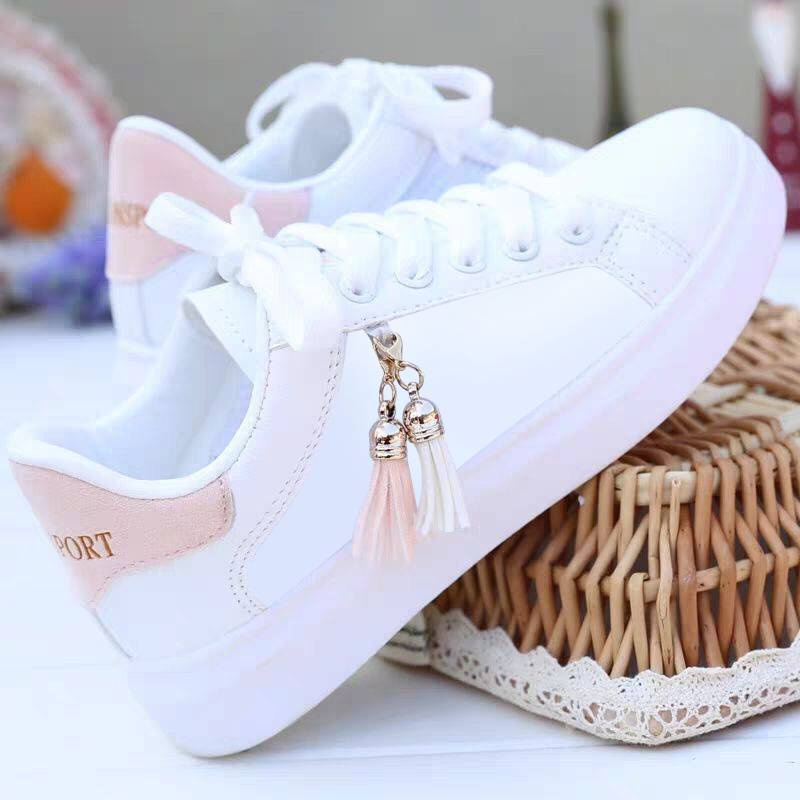 Sarah Express Korean Casual Cross Strap Breathable Sneakers
