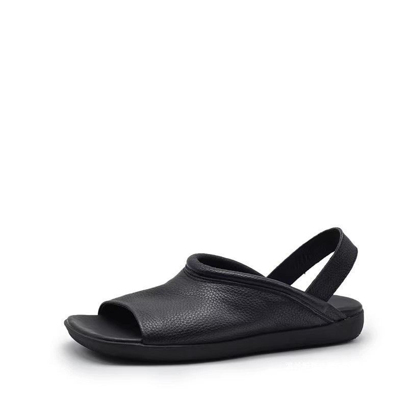 Sarah Express Women's Square Toe Roman Flat Sandals