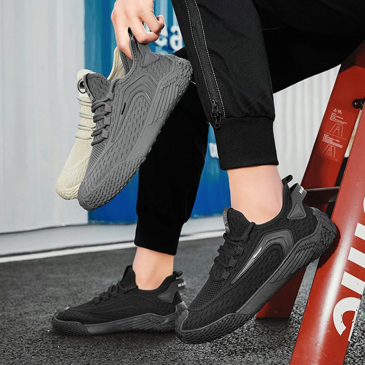 Sarah Express Breathable Mesh Lace-Up Men's Sneakers