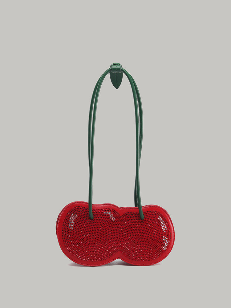 Sarah Express Girly Cherry Shaped Shoulder Bag Red