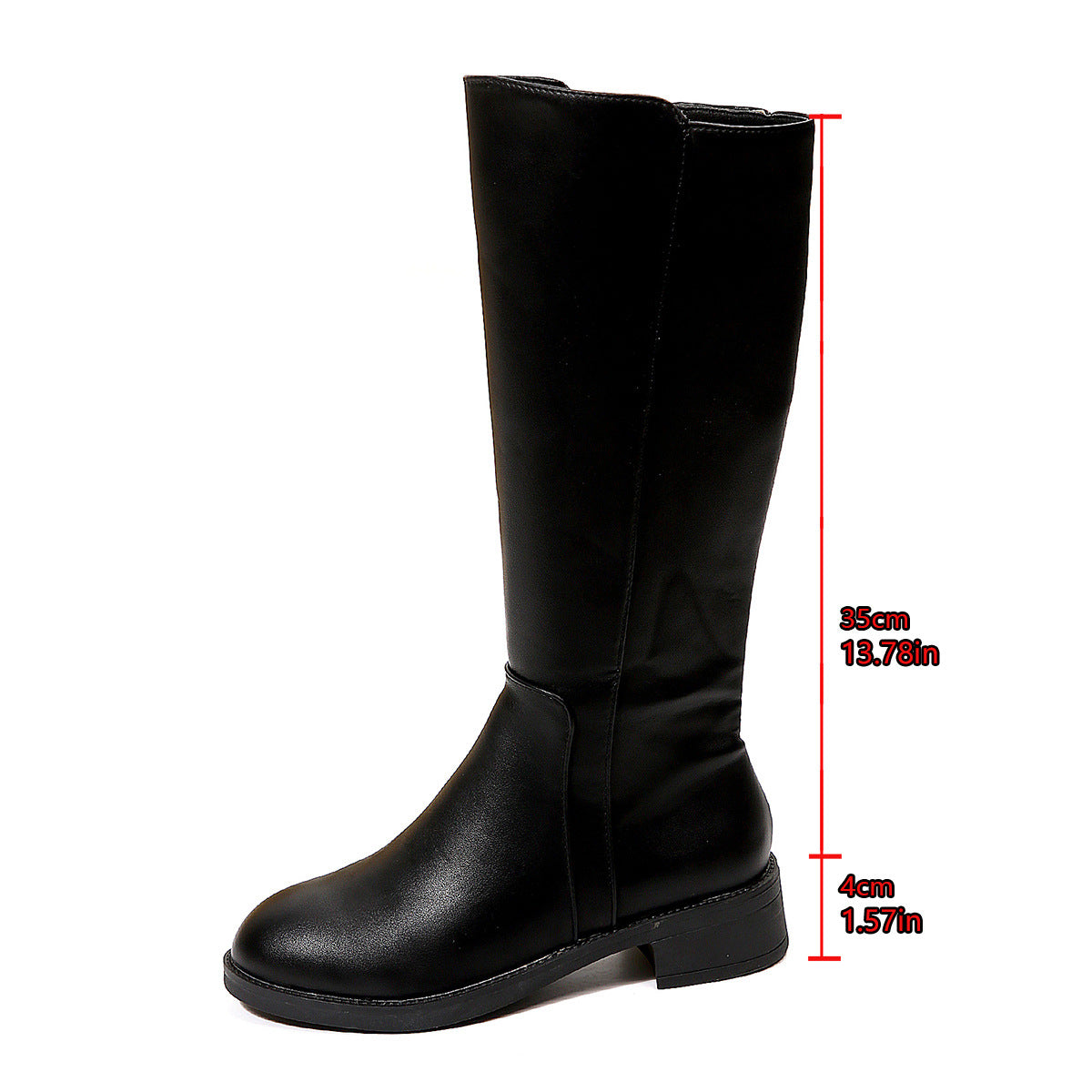 Sarah Express Women's Knee-High Knight Boots Side Zip