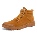 Sarah Express Men's Plush Lined Winter Ankle Boots Yellow