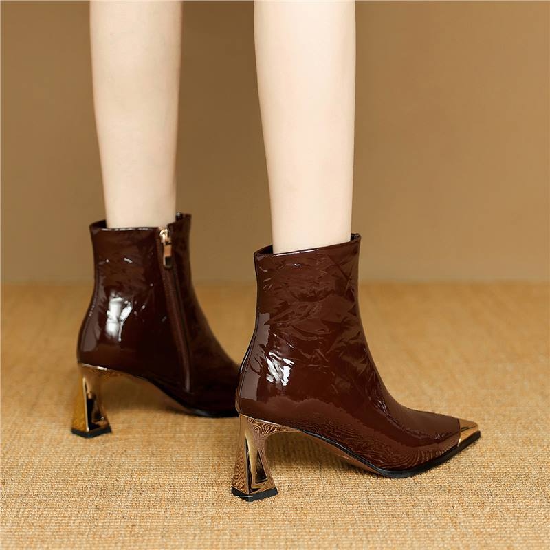 Sarah Express Pointed-Toe Stiletto Ankle Boots