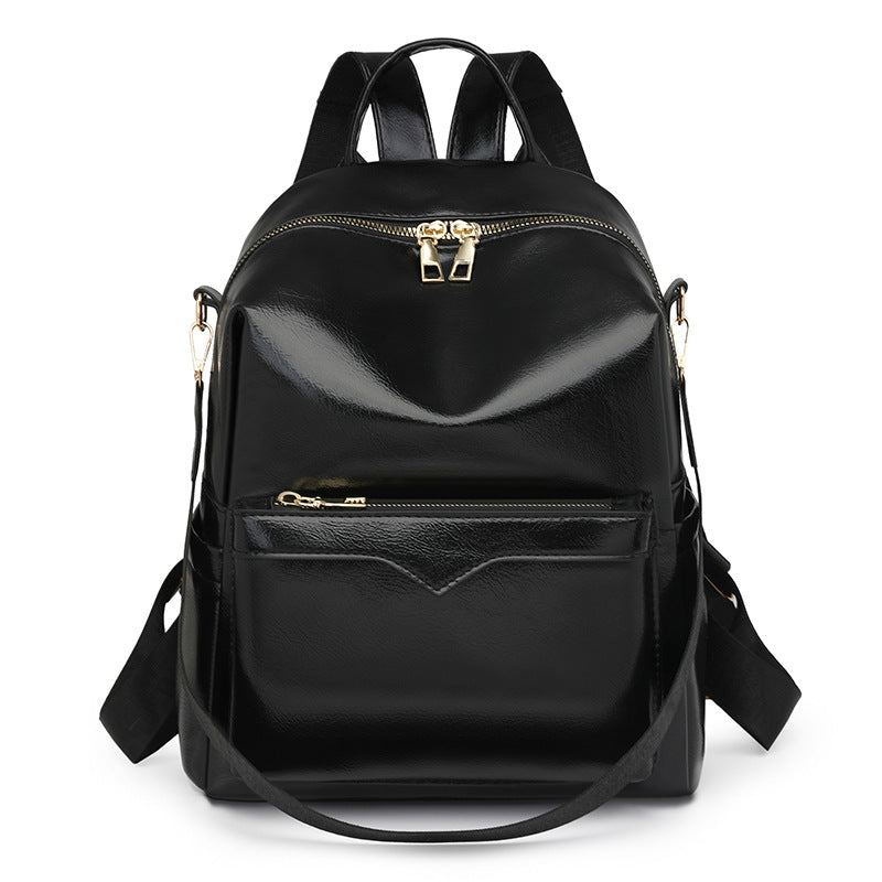 Sarah Express Large Capacity Waterproof Commuter Backpack Black