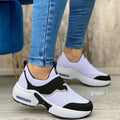 Sarah Express Closed Toe Platform Sneakers Casual White
