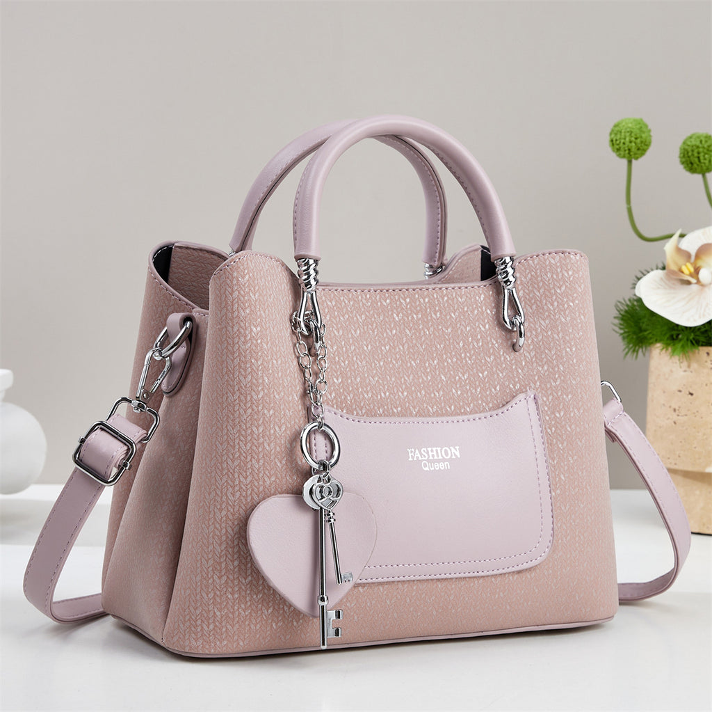 Sarah Express Large Capacity PU Leather Messenger Bag