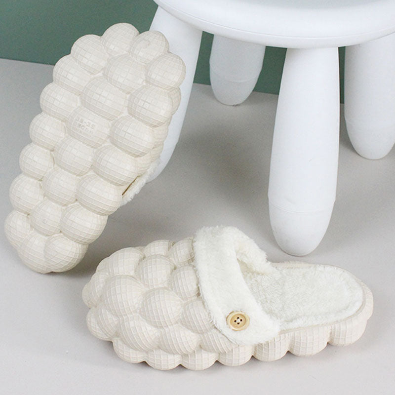Sarah Express Plush Bubble Home Slippers