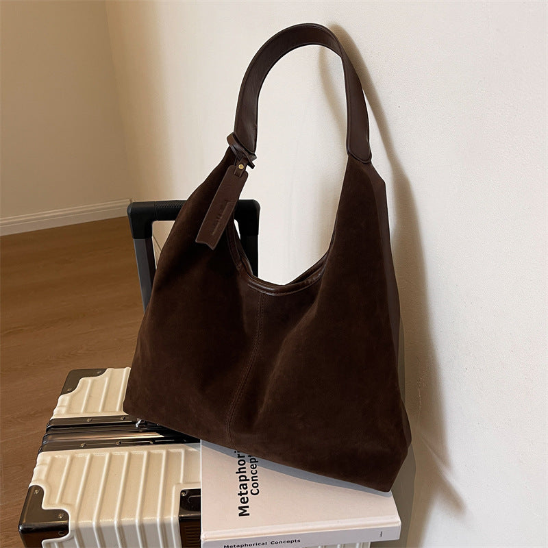 Sarah Express Minimalist Patchwork Bucket Tote Bag