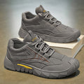 Men's Labor Safety Shoes, Autumn Trendy Casual Shoes, Lightweight Versatile Sneakers, Low-top Work Sports Shoes – front product view