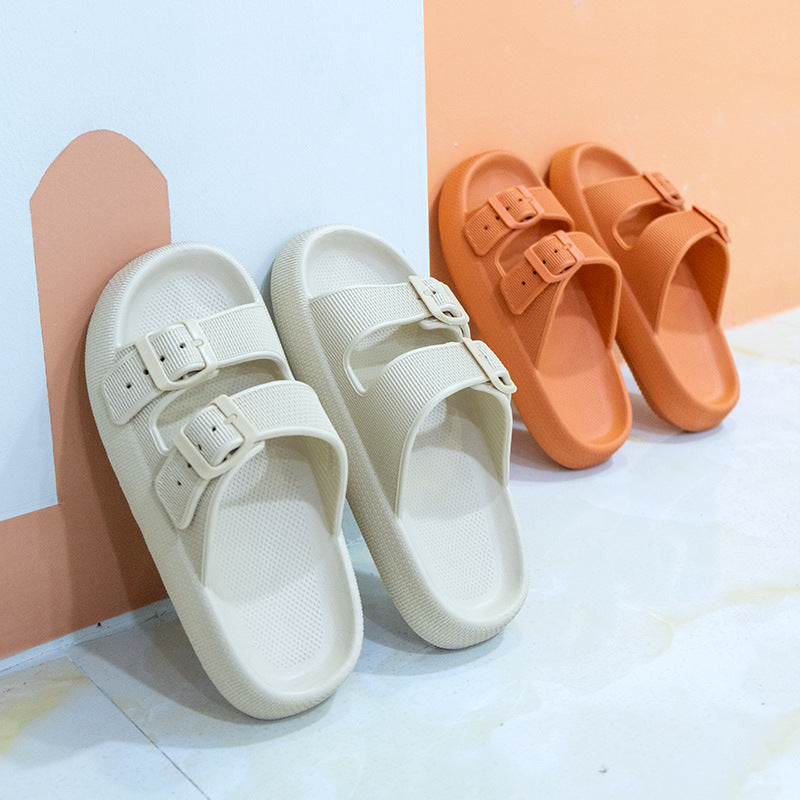 Sarah Express Thick-Soled EVA Double Buckle Sandals