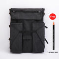 Sarah Express Large Canvas Art Drawing Backpack Black